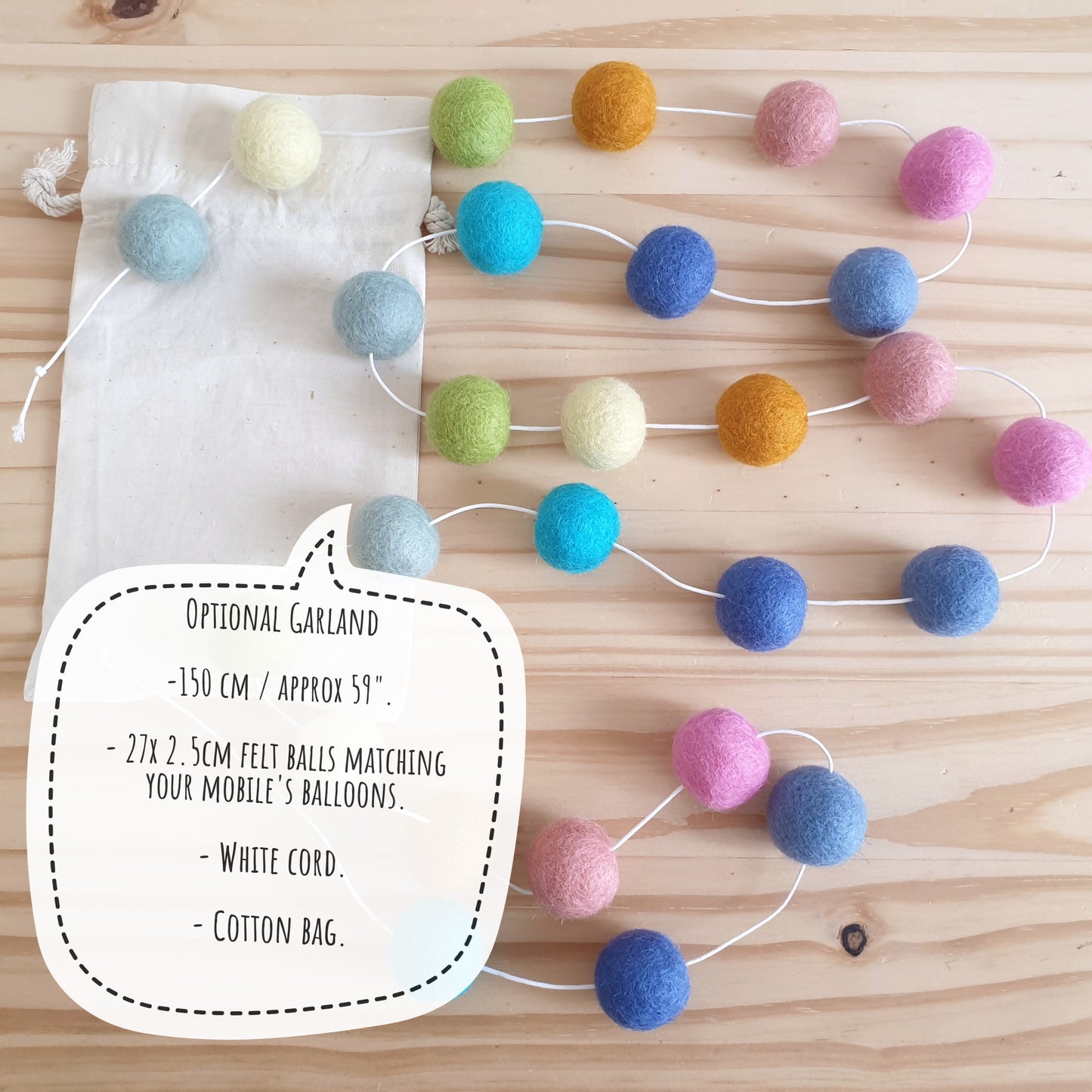Elephant Flying with Pastel Rainbow Balloons