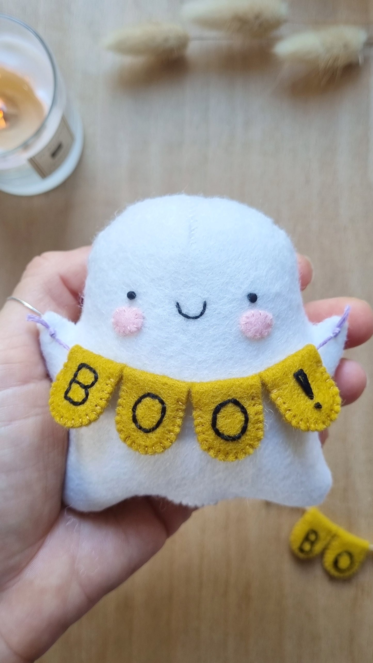 Spooky Boo Ghost PDF Pattern + tutorial