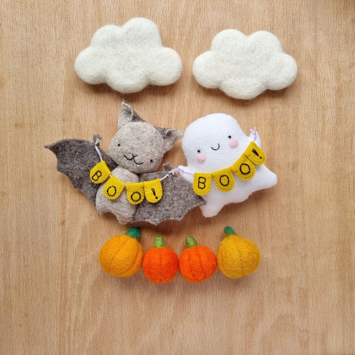 Spooky Boo Friends PDF Patterns + tutorials