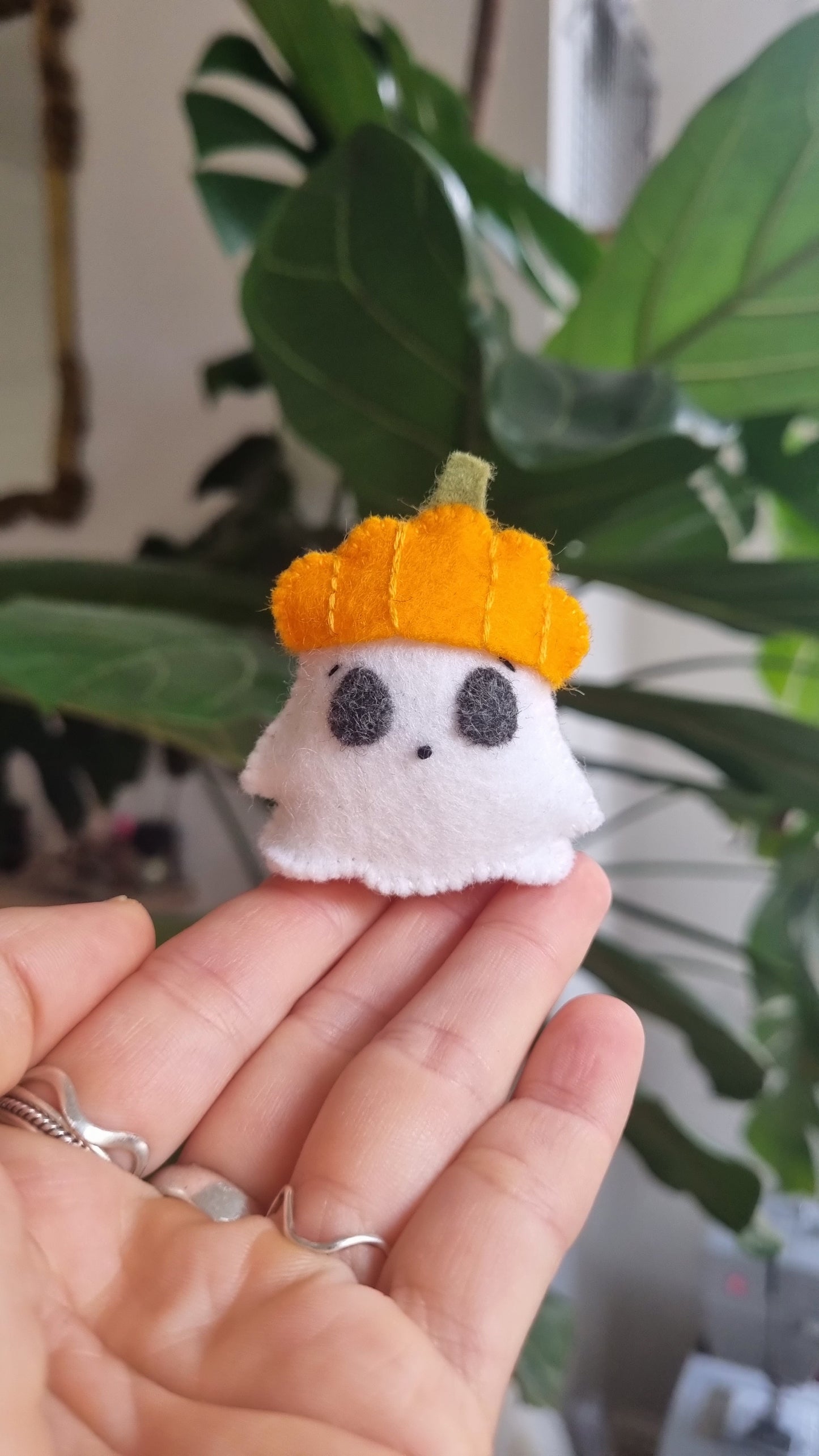 Magical Ghost Friends and a happy Cauldron PDF Pattern. Halloween project