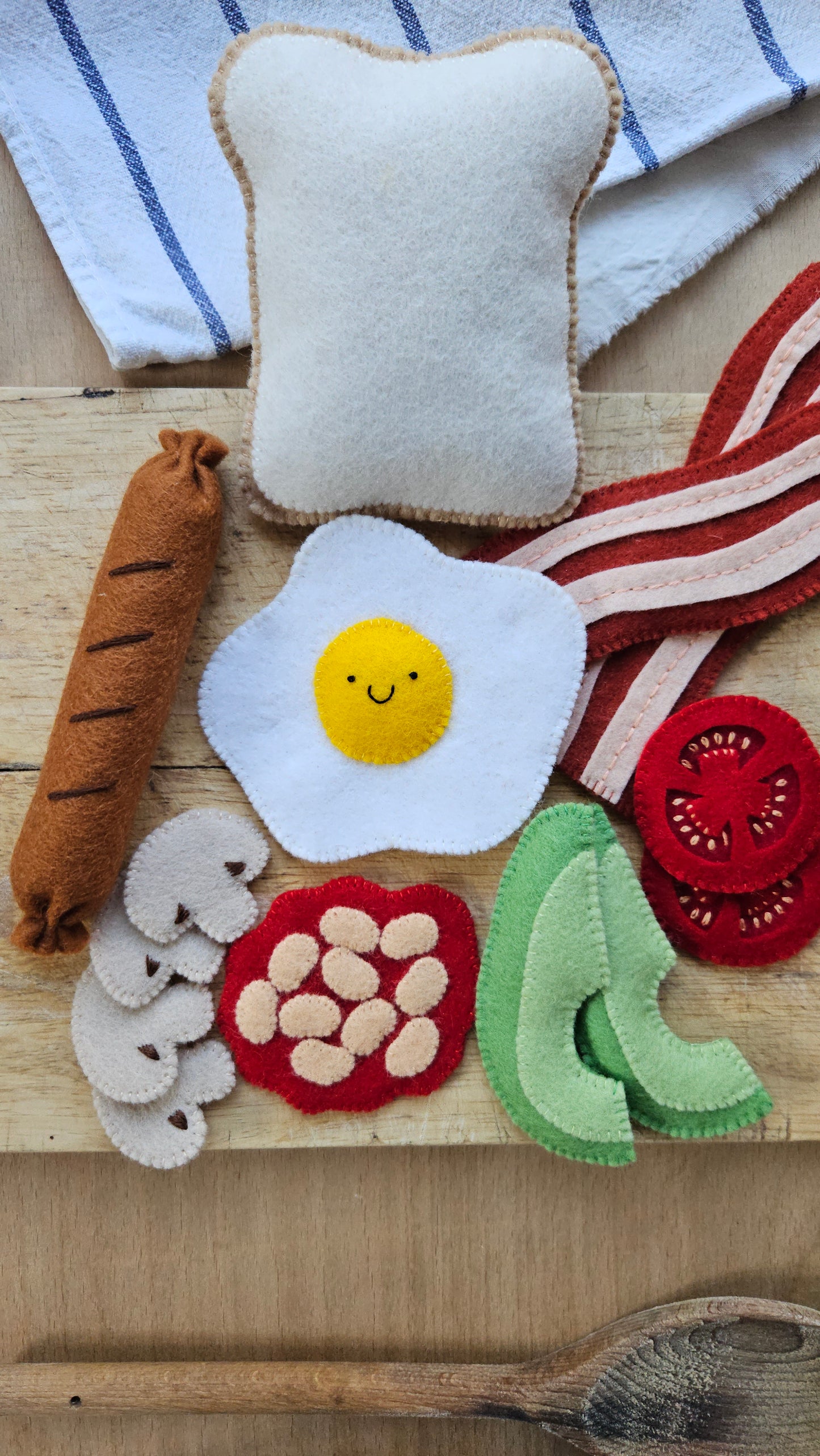 Full English Breakfast PDF Patterns + Illustrated Tutorial