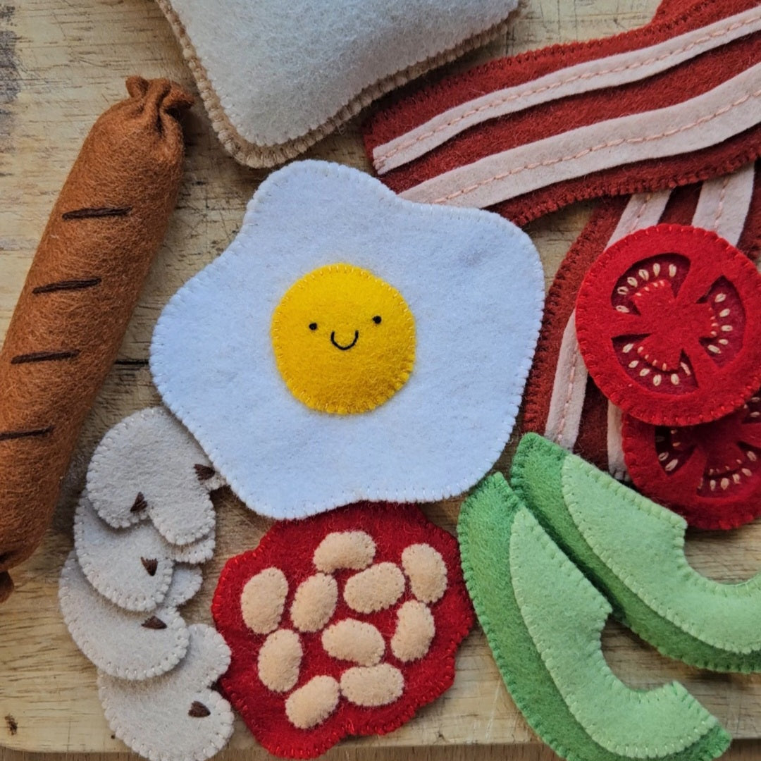Full English Breakfast PDF Patterns + Illustrated Tutorial