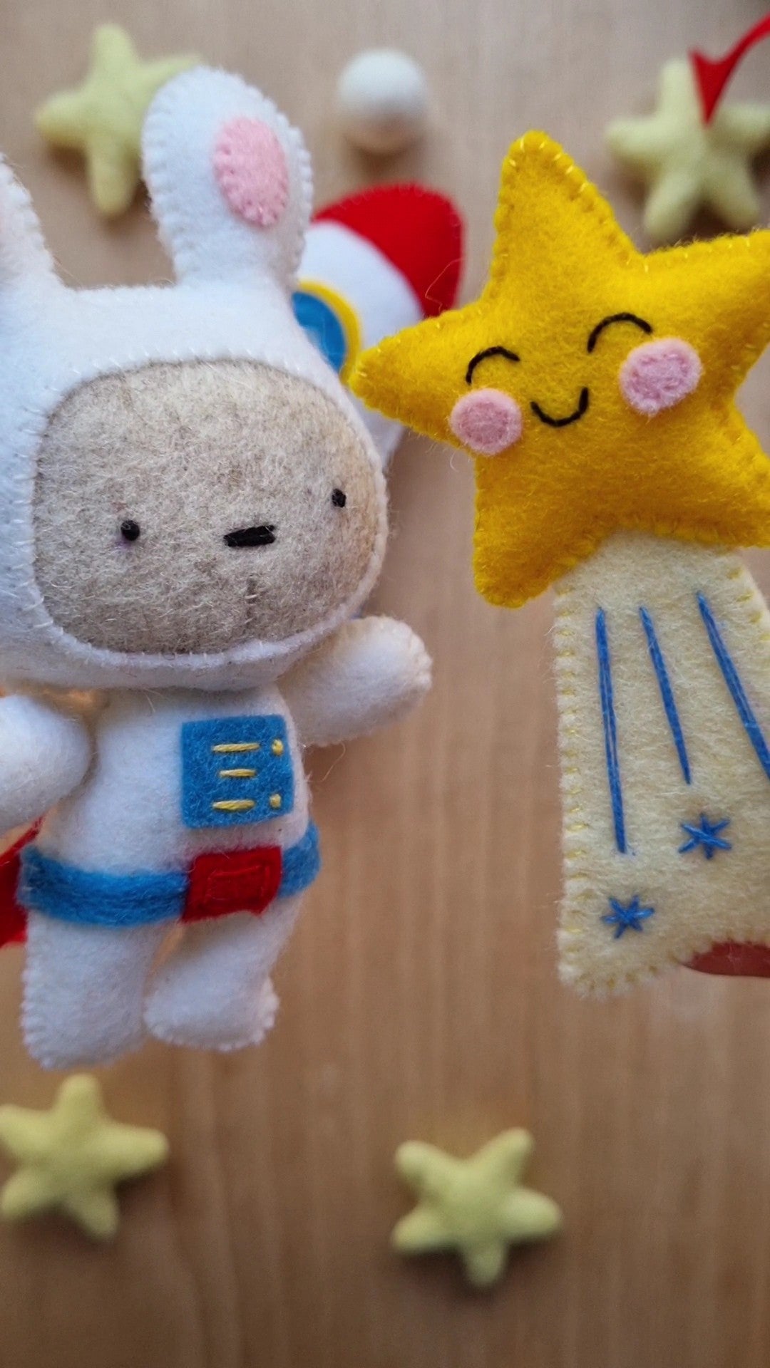 Bunny Astronaut Illustrated Tutorial and PDF Pattern