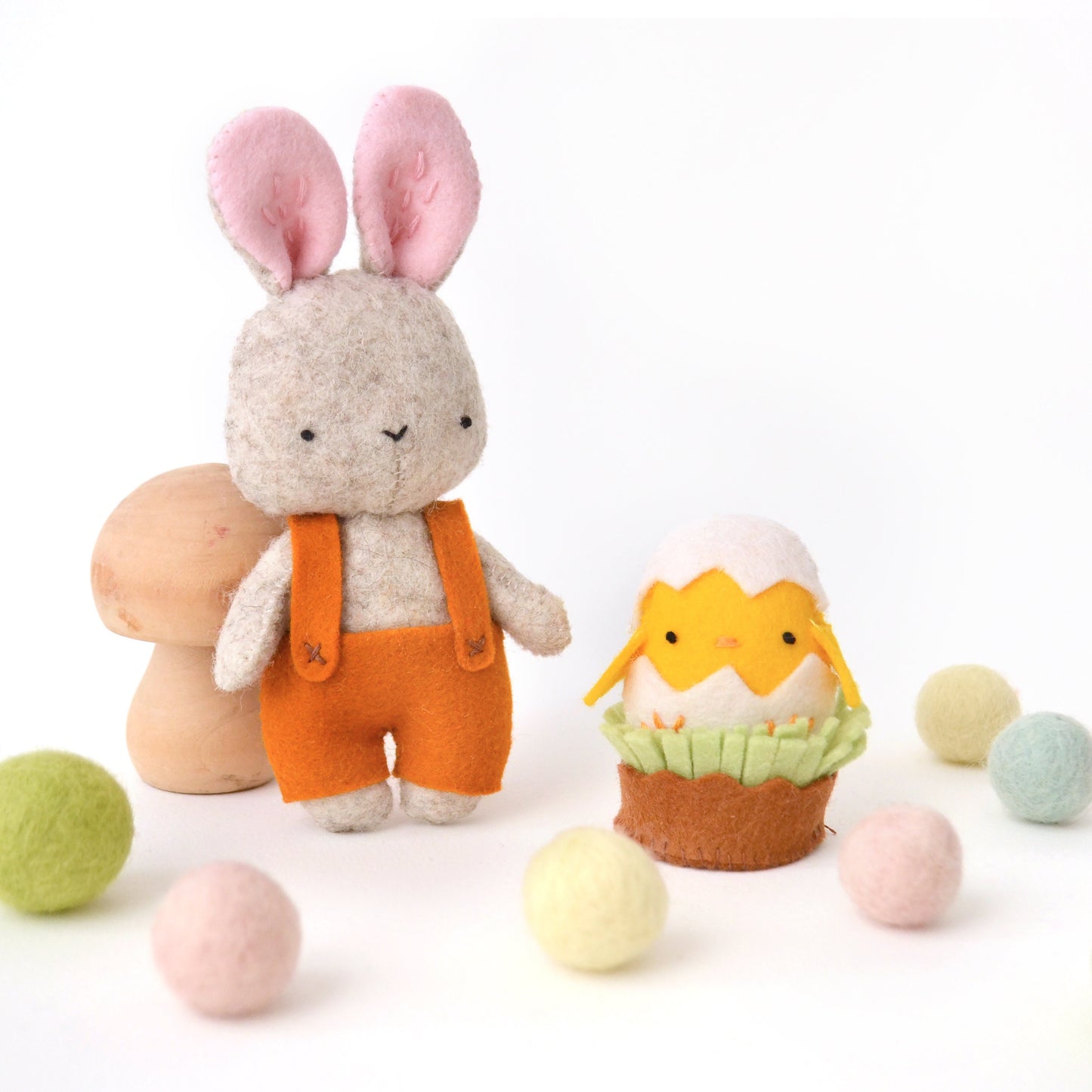 Easter Bunny and Chick PDF Pattern + Tutorial