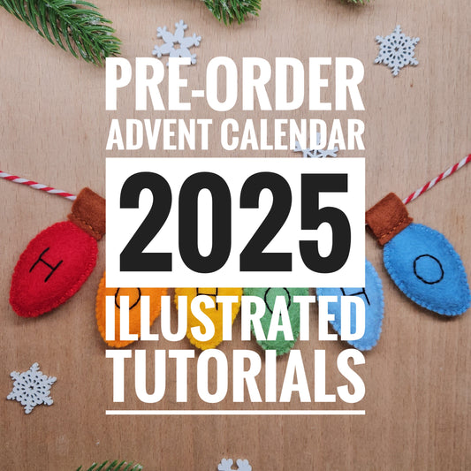 PRE-ORDER - Advent Calendar 2025 Illustrated tutorials + Commercial license