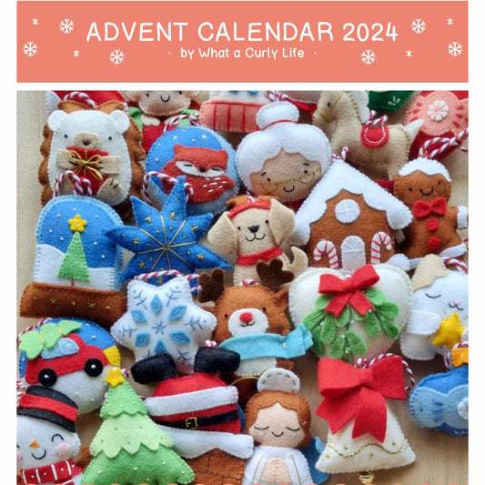 Advent Calendar 2024 patterns + Illustrated tutorials 2024