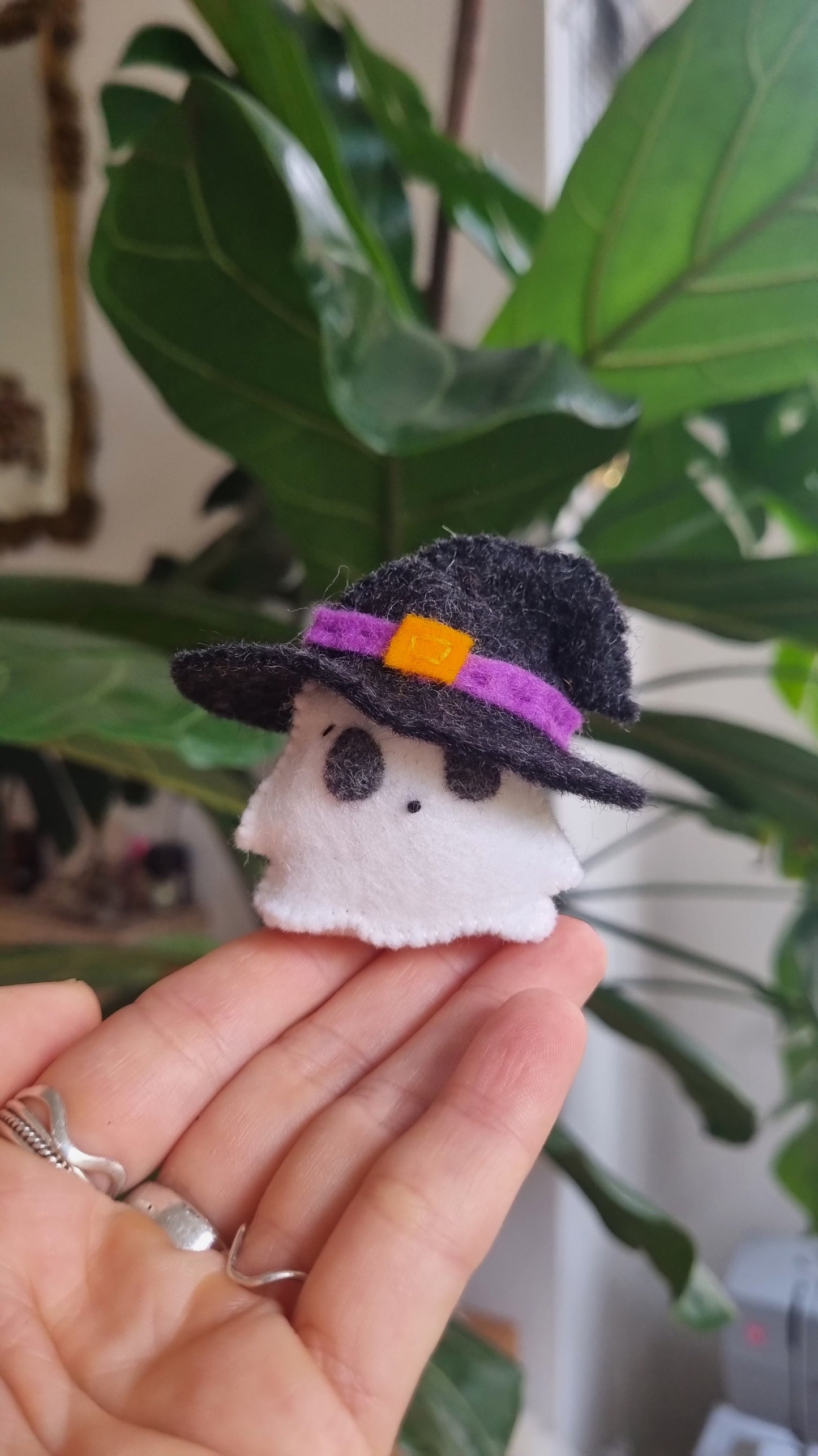 Magical Ghost Friends and a happy Cauldron PDF Pattern. Halloween project