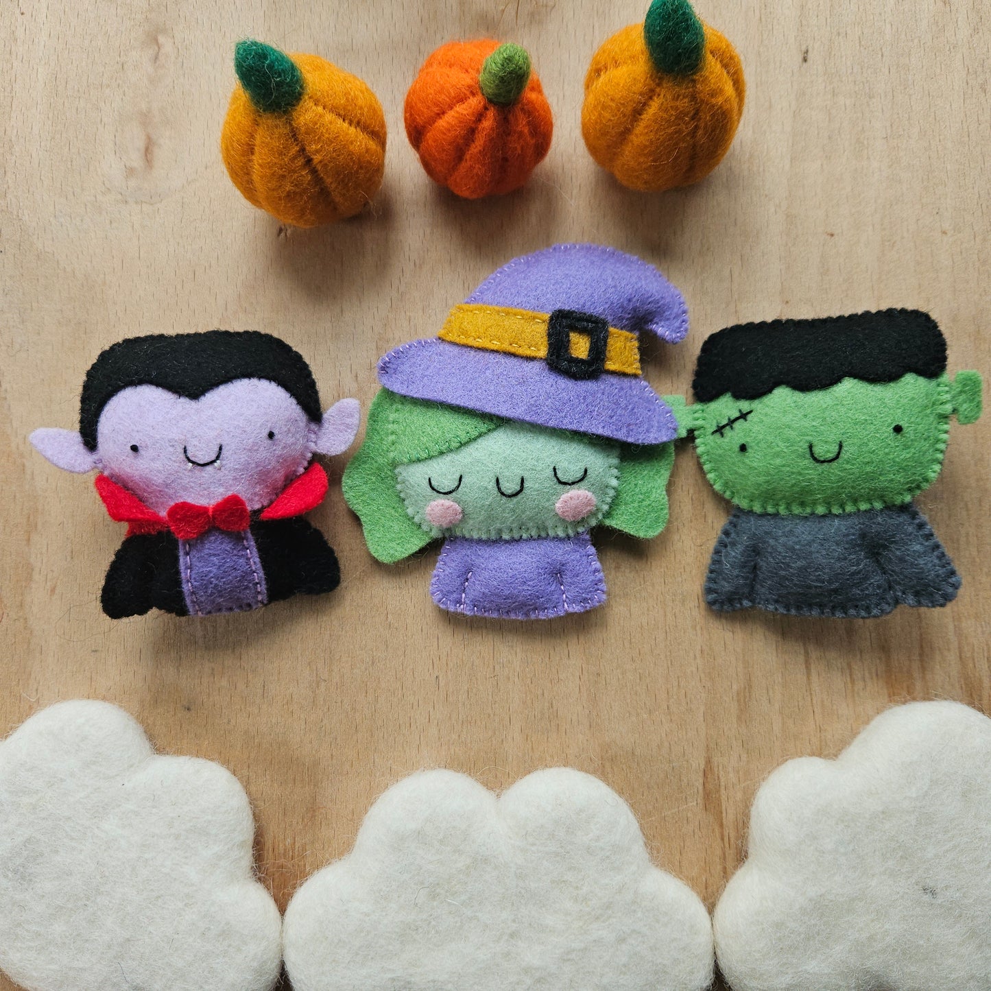 PRE-ORDER: The Not-So-Scary Friends Halloween PDF Patterns + Illustrated Tutorial