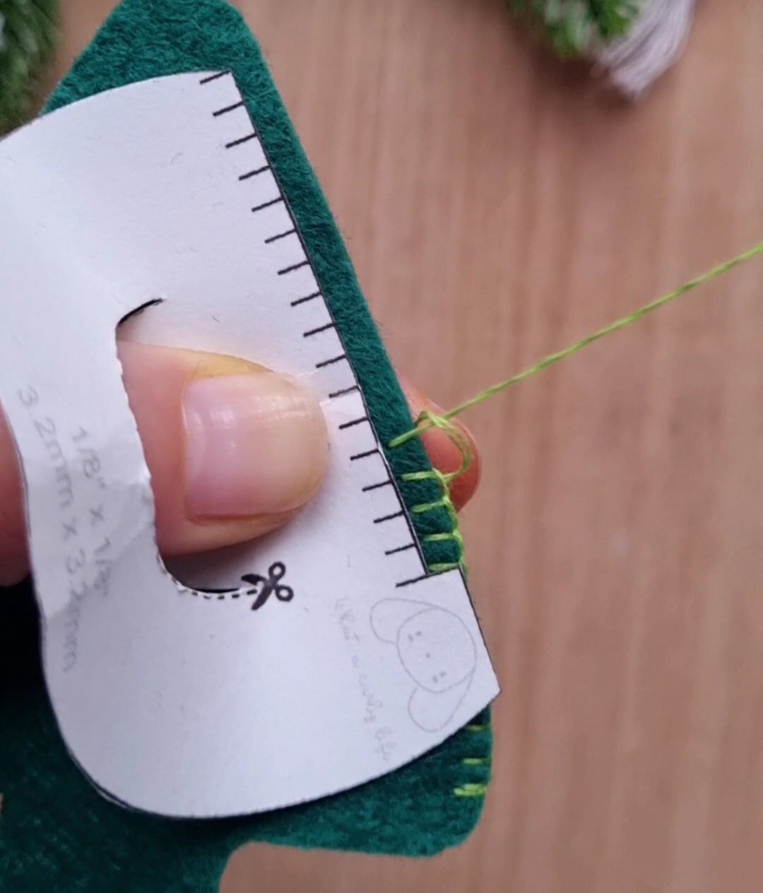 Blanket stitch sewing tool PDF pattern