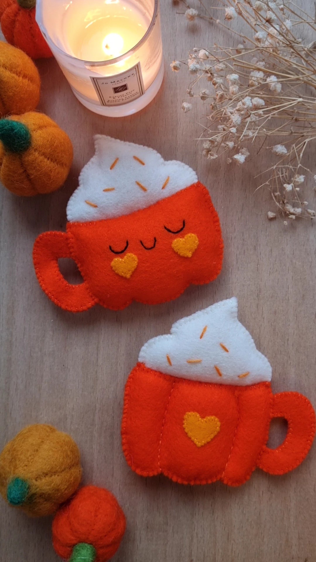Pumpkin spice latte PDF pattern