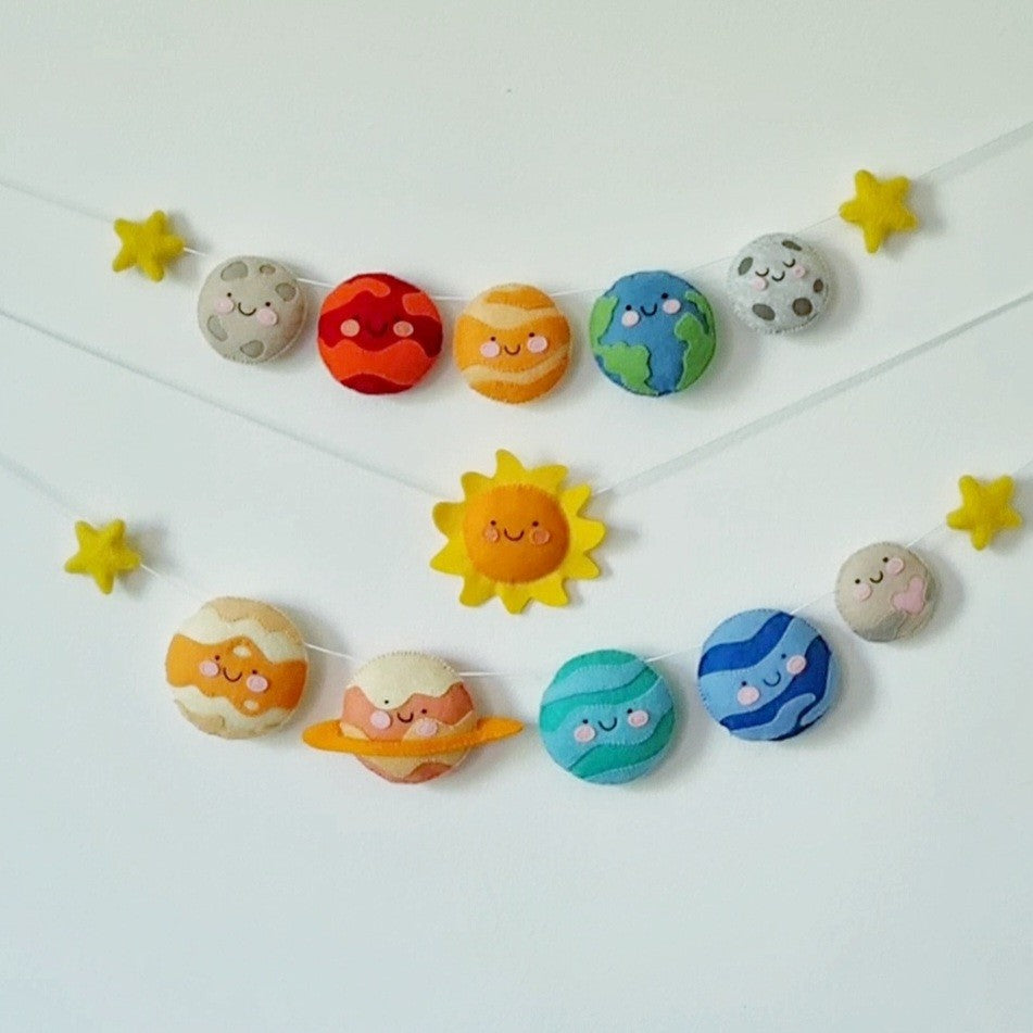 SOLAR SYSTEM Illustrated Tutorial and PDF Pattern + Commercial License