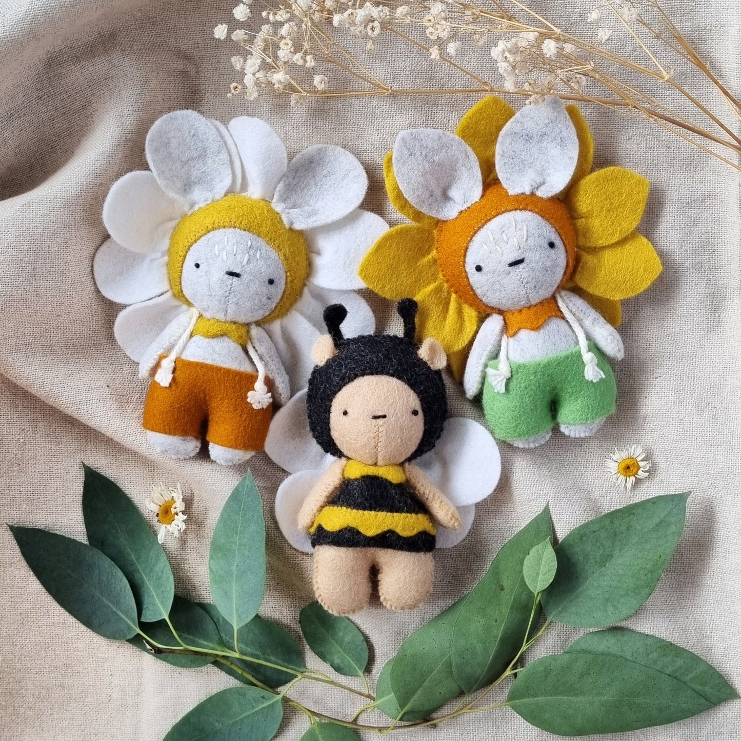 The Blooming friends PDF Patterns + Tutorial